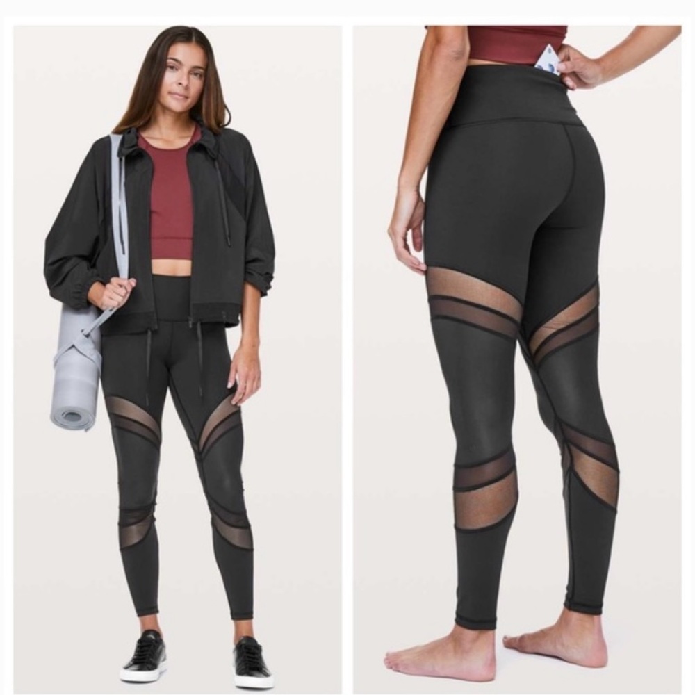 Lululemon Seek The Heat Tight 28” Mesh Panel Leggings